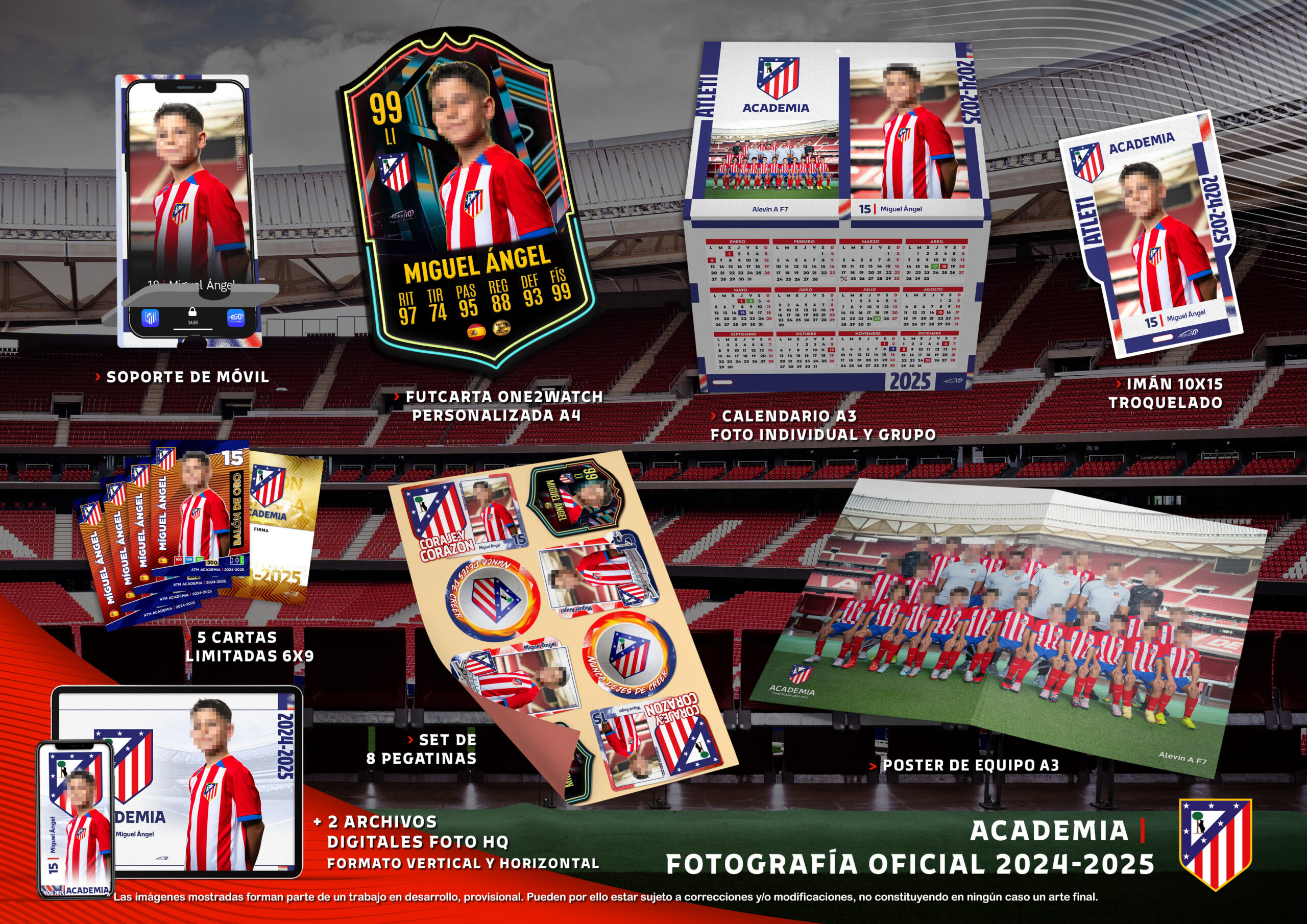 Pack Oficial Atlético de Madrid 2024/2025